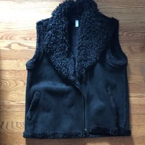 BCBG Maxazria black vest